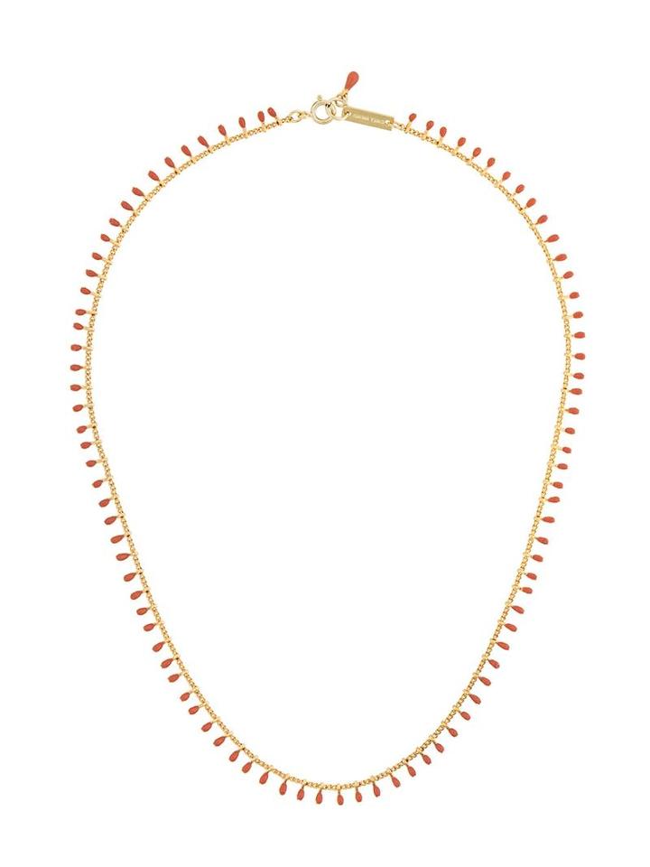 Isabel Marant Casablanca Beaded Necklace, Women's, Metallic