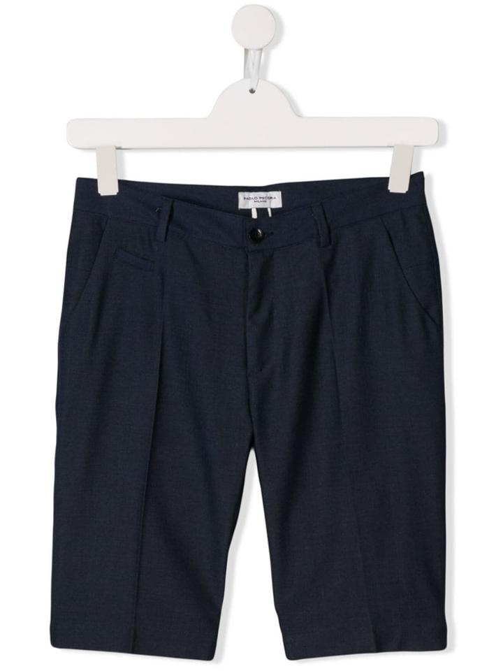 Paolo Pecora Kids Tailored Shorts - Blue