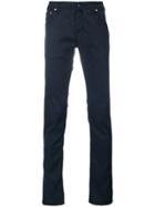 Jacob Cohen Denim-style Straight Leg Trousers - Blue
