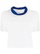 Quetsche Organza Trim T-shirt - White