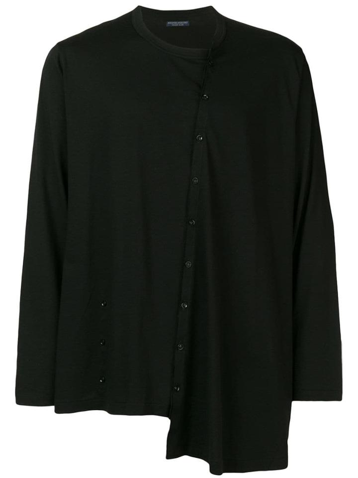 Yohji Yamamoto Asymmetrical Sweatshirt - Black