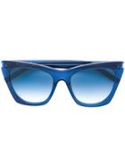 Saint Laurent Eyewear New Wave 214 Kate Sunglasses - Blue
