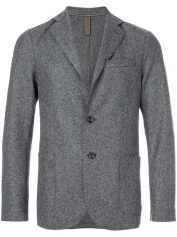 Eleventy - Classic Blazer Jacket - Men - Polyamide/acetate/wool/polybutylene Terephthalate (pbt) - 50, Grey, Polyamide/acetate/wool/polybutylene Terephthalate (pbt)