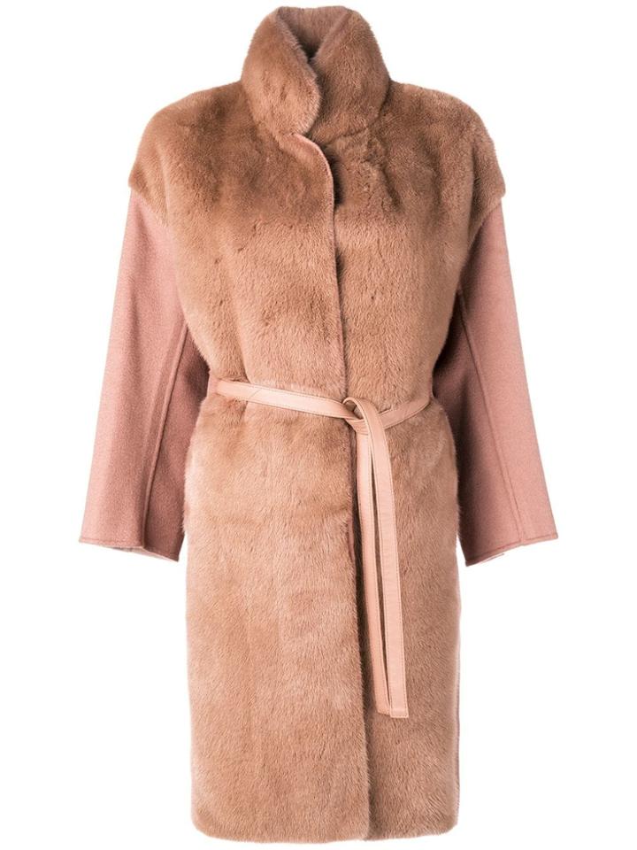 Liska Belted Coat - Neutrals