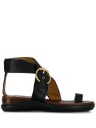 Chloé Buckle Detail Sandals - Black