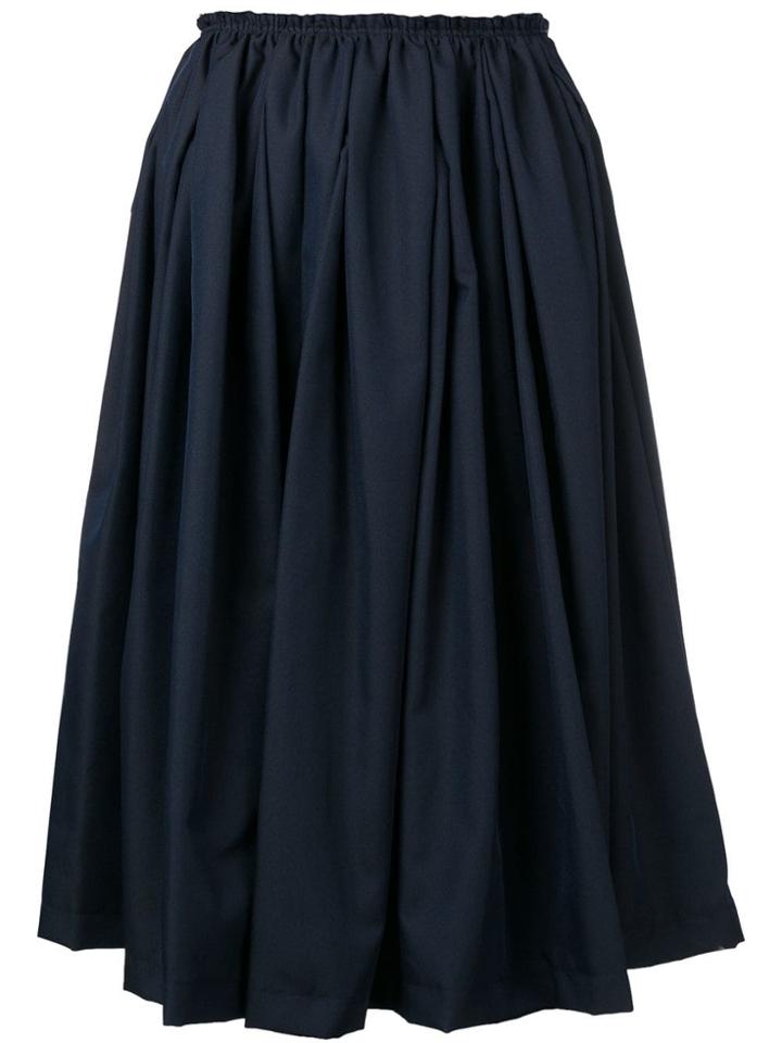 Comme Des Garçons Comme Des Garçons Flared Skirt - Blue