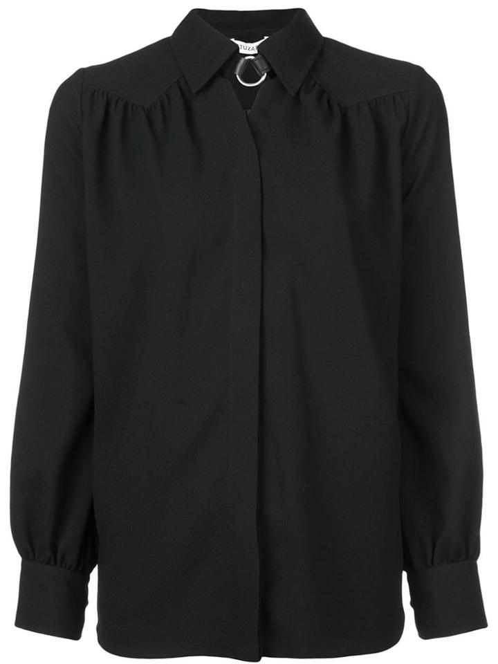 Altuzarra Tamar Chocker-neck Shirt - Black