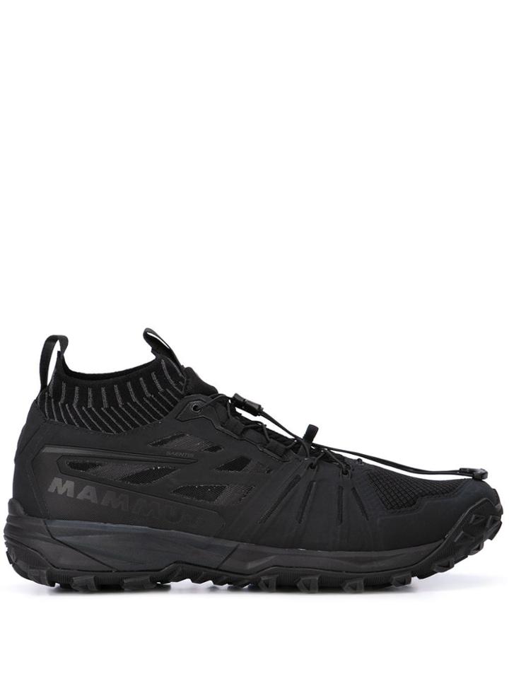 Mammut Delta X Saentis Knit Trail Sneakers - Black