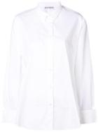 Palmer / Harding Draped Back Buttoned Shirt - White