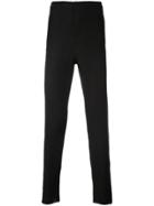 Label Under Construction Textured Slim-fit Trousers - Black