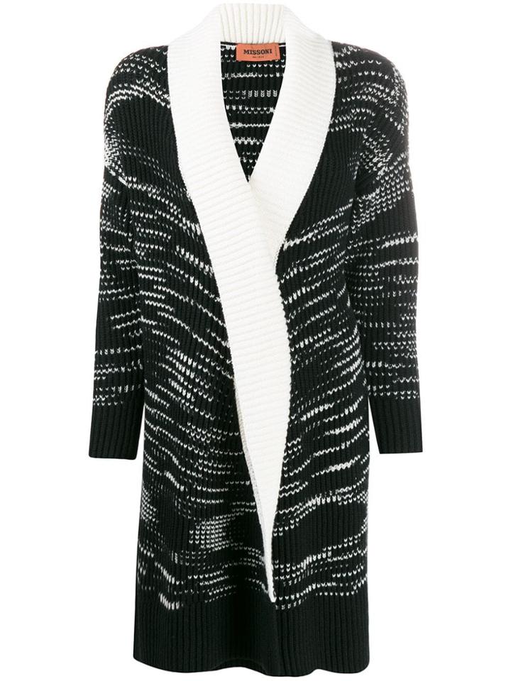 Missoni Open Front Cardigan - Black