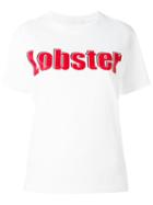Peter Jensen Lobster T-shirt, Women's, Size: Xs, White, Cotton