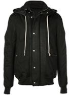 Rick Owens Dustulator Hooded Jacket - Black