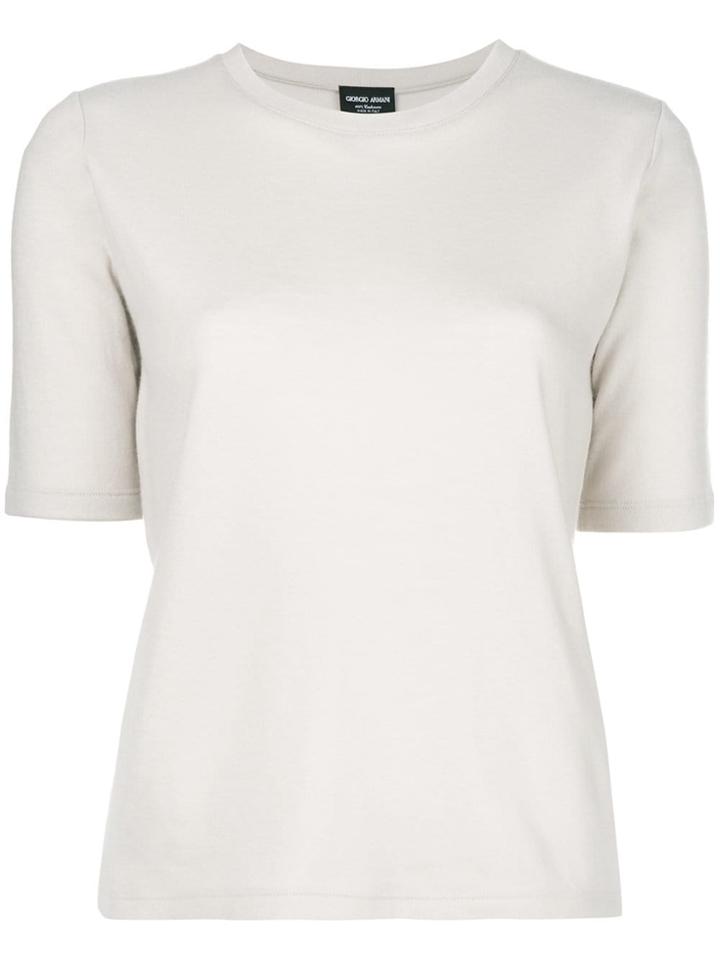 Giorgio Armani Cashmere Top - Neutrals