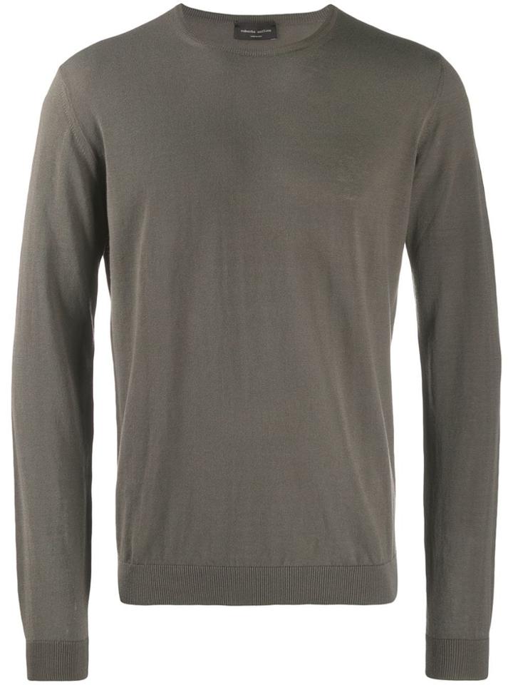 Roberto Collina Long Sleeved Sweatshirt - Grey