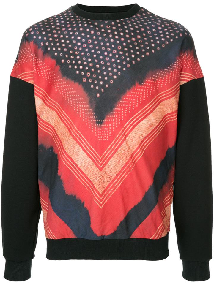 Yoshiokubo Shibori Printed Sweatshirt - Multicolour