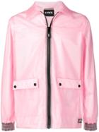 Upww Contrasting Tape Jacket - Pink