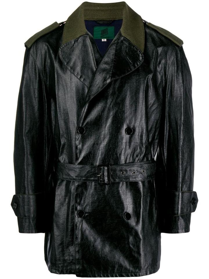 Jean Paul Gaultier Pre-owned Contrasting Short Trenchcoat - Black