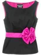 Boutique Moschino Bow Detail Sleeveless Top