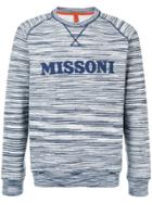 Missoni Logo Patch Sweatshirt - Blue