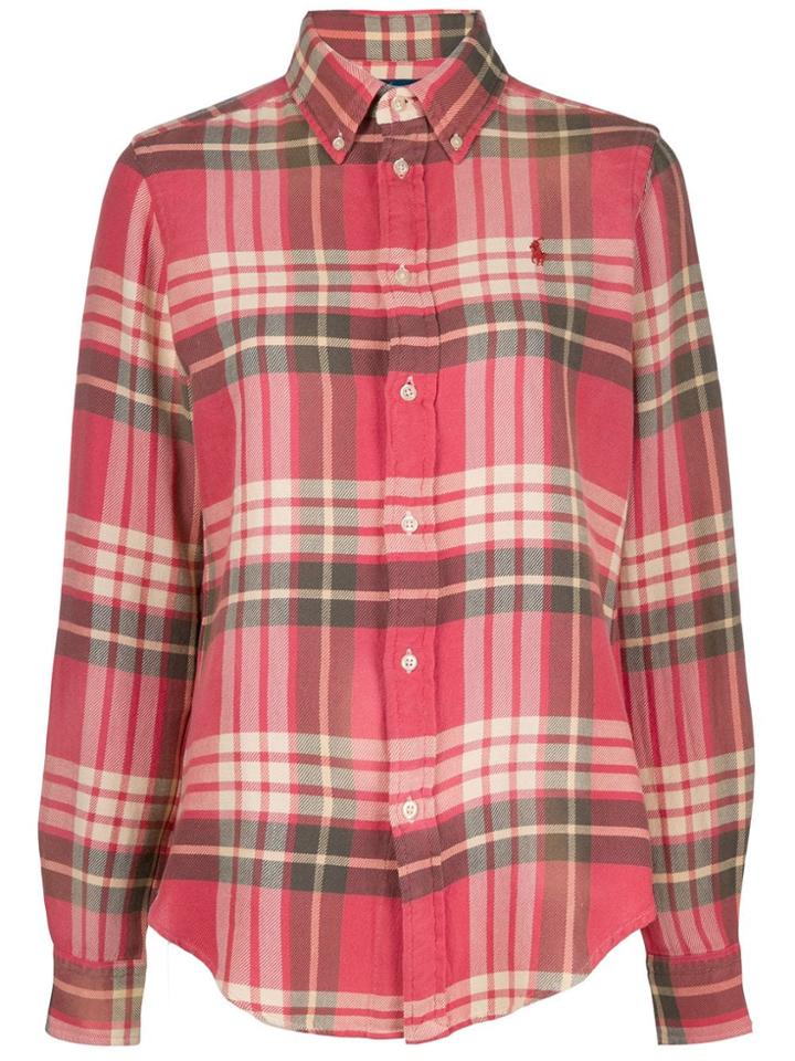 Polo Ralph Lauren Logo Long-sleeve Shirt - Red