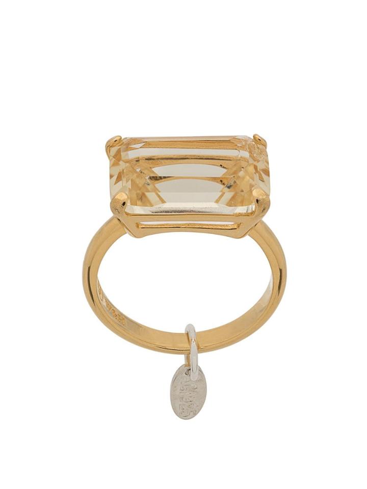 Wouters & Hendrix Citrine Crystal Ring - Gold