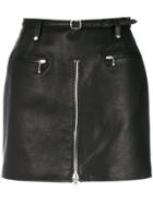Alexander Wang Mini Biker Skirt - Black