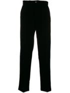 Giorgio Armani Straight-leg Track Pants - Black