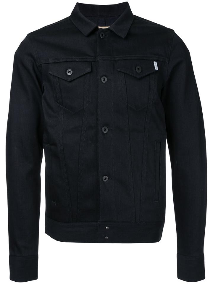 Factotum - Denim Jacket - Men - Cotton/polyurethane - 46, Black, Cotton/polyurethane