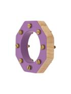 Corto Moltedo Octagonal Bangle - Purple