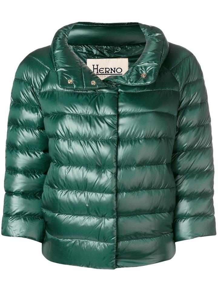 Herno Sofia Puffer Jacket - Green
