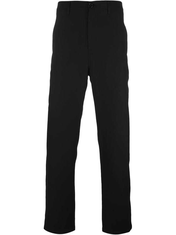 Golden Goose Deluxe Brand Straight Leg Trousers, Men's, Size: Xl, Black, Cotton/polyamide