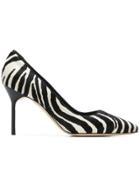 Manolo Blahnik Bb Zebra Print Pumps - Black