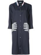 Tsumori Chisato Appliqué Hands Shirt Dress - Blue