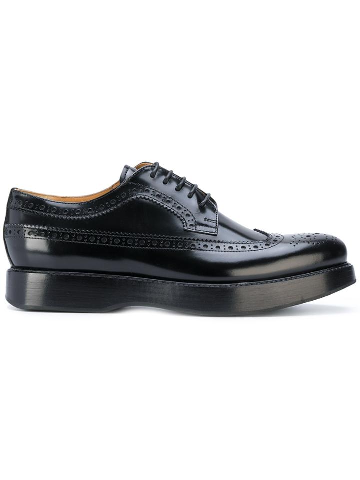 Church's Flatform Brogues - Black