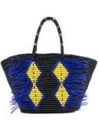 Sensi Studio Rombos Oval Tote - Black