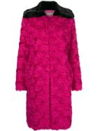 Emilio Pucci Contrast Oversized Coat - Pink