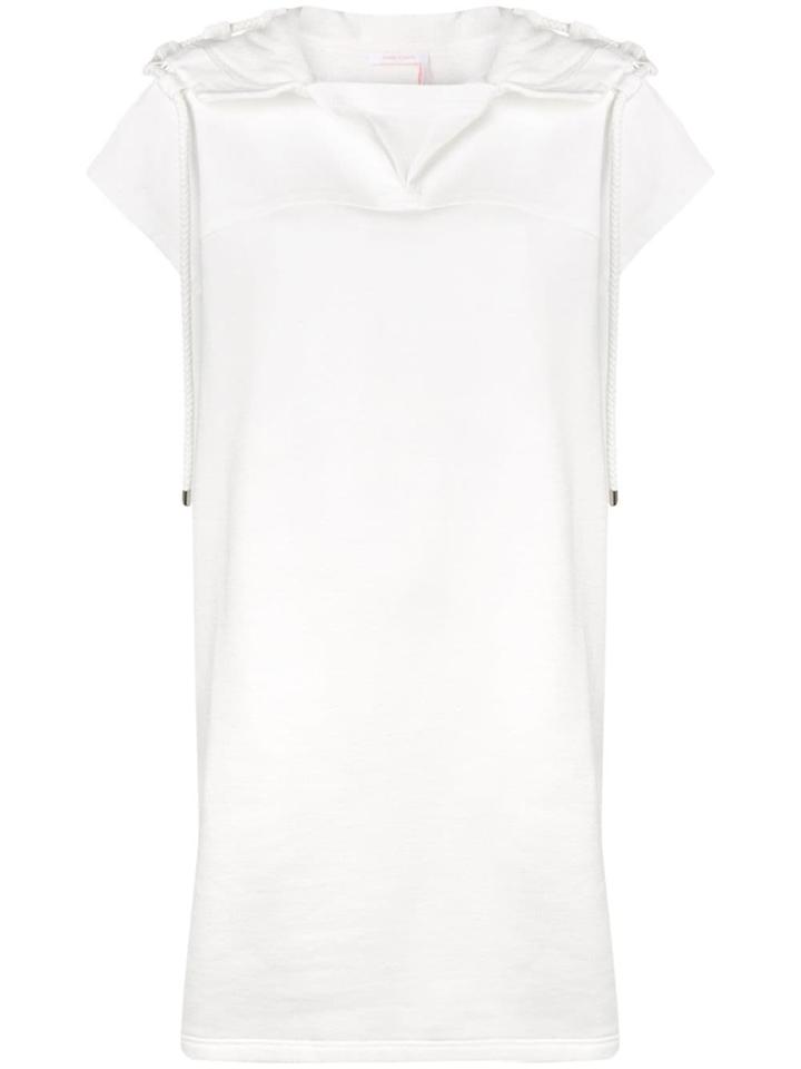 See By Chloé Hooded Plain Dress - White