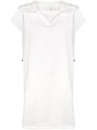 See By Chloé Hooded Plain Dress - White