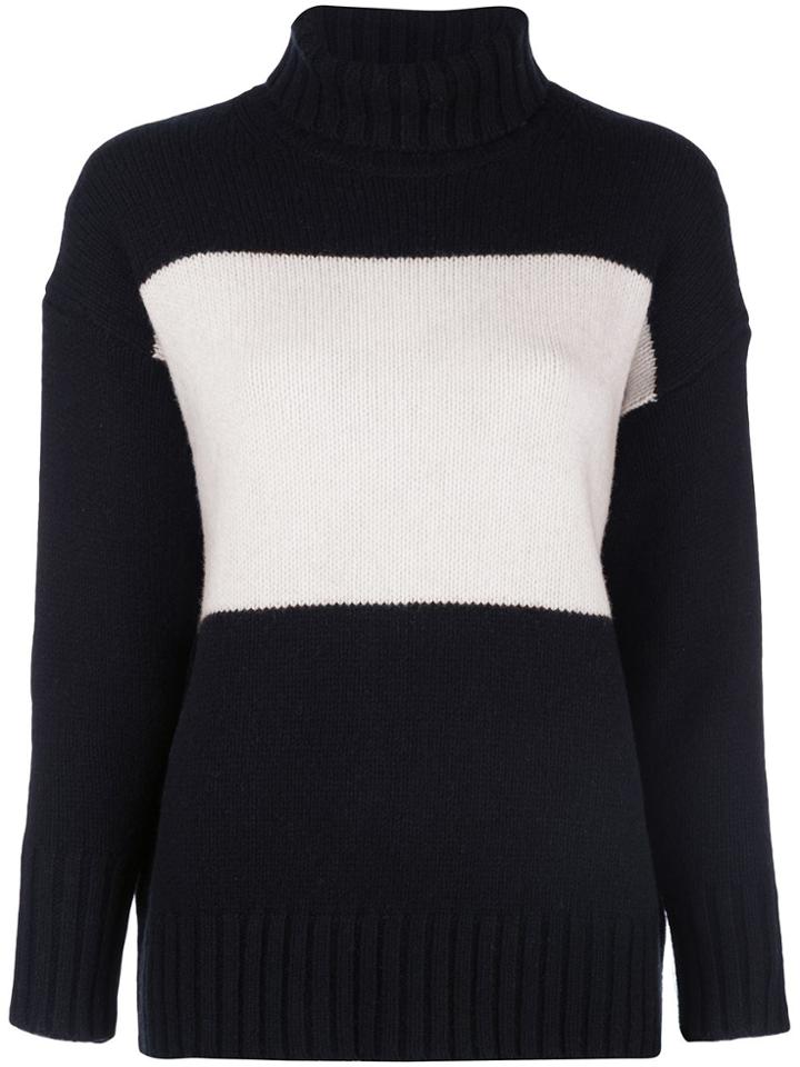 Polo Ralph Lauren Colour-block Turtleneck Jumper - Black
