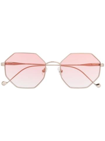 Liu Jo Octagonal-frame Sunglasses - Gold