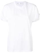 Victoria Victoria Beckham Ruched Sleeve T-shirt - White