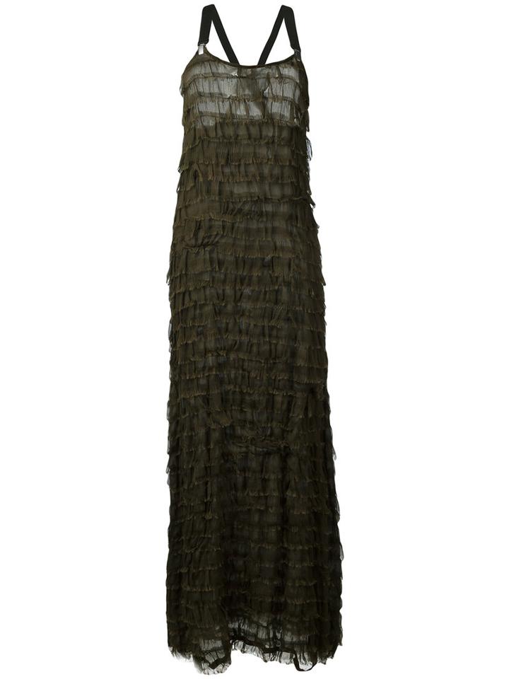 Damir Doma Dai Maxi Dress, Women's, Size: Small, Green, Viscose