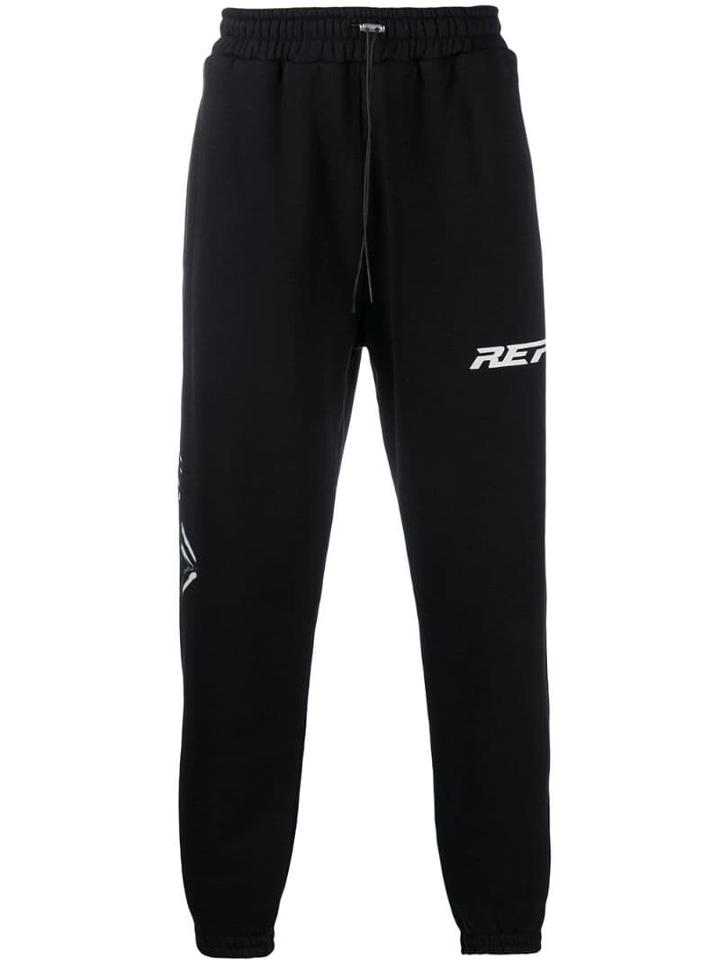 Represent Logo Track Trousers - Black