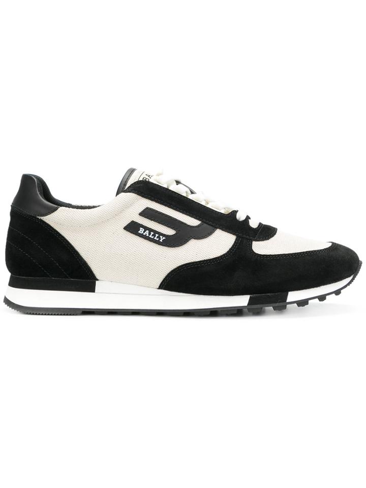 Bally Two Tone Lace-up Sneakers - White