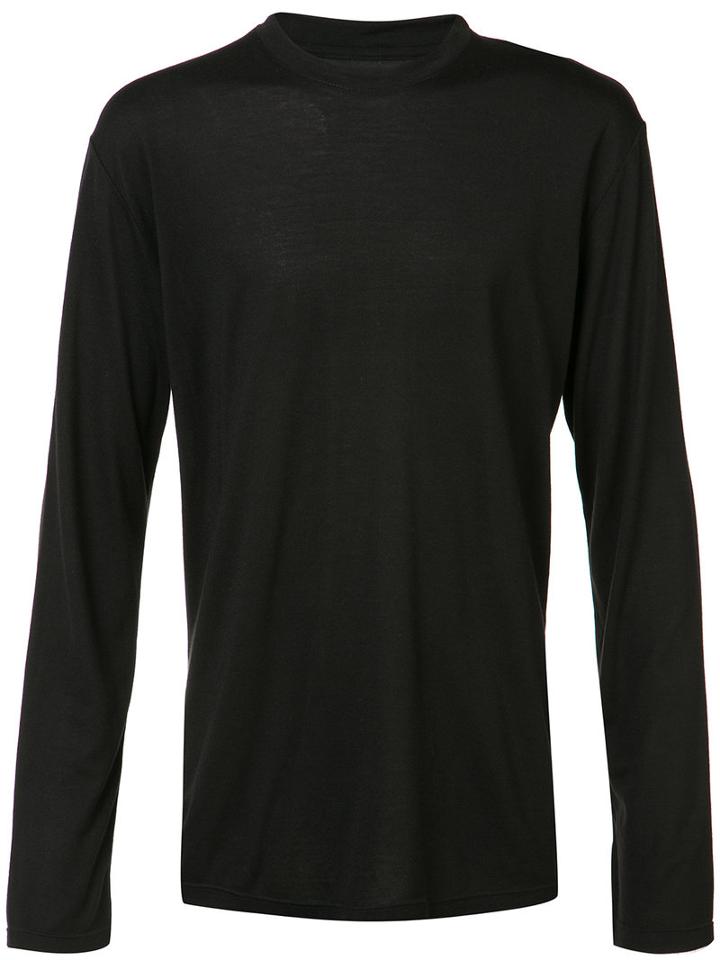 Deveaux Long Sleeve T-shirt, Men's, Size: 1, Black, Tencel