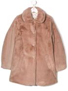 Bonpoint Faux-fur Coat - Pink