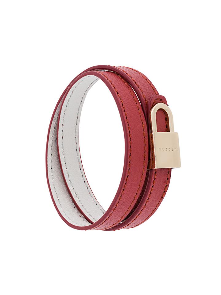 Buscemi Double Lock Bracelet - Pink & Purple