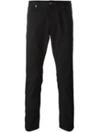 Armani Jeans Slim Fit Trousers, Men's, Size: 29, Black, Cotton/spandex/elastane