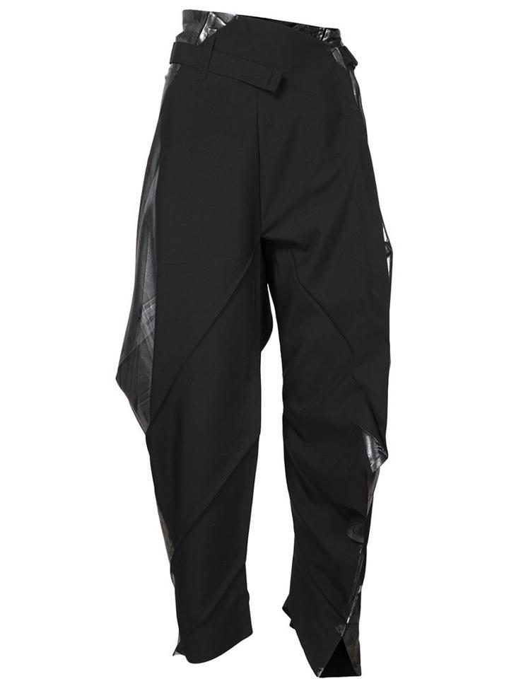 Issey Miyake Cropped Origami Trousers